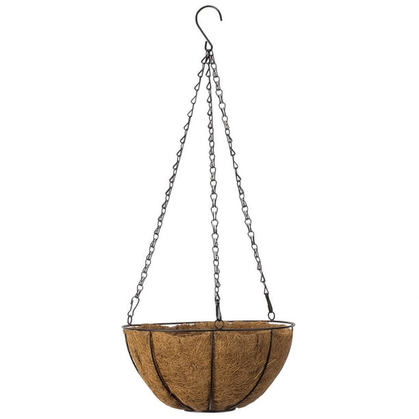 10" Coco Wire Hanging Basket by OakRidgeTM 